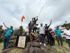 पन्हाळा पावनखिंड पदभ्रमंती मोहिम शिवमय वातावरणात संपन्न
