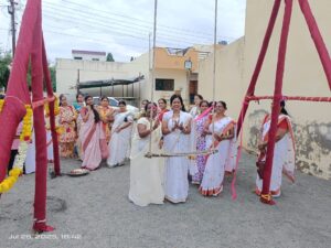 नागपंचमीनिमित्त महिलांसाठी बांधण्यात आला झोका 